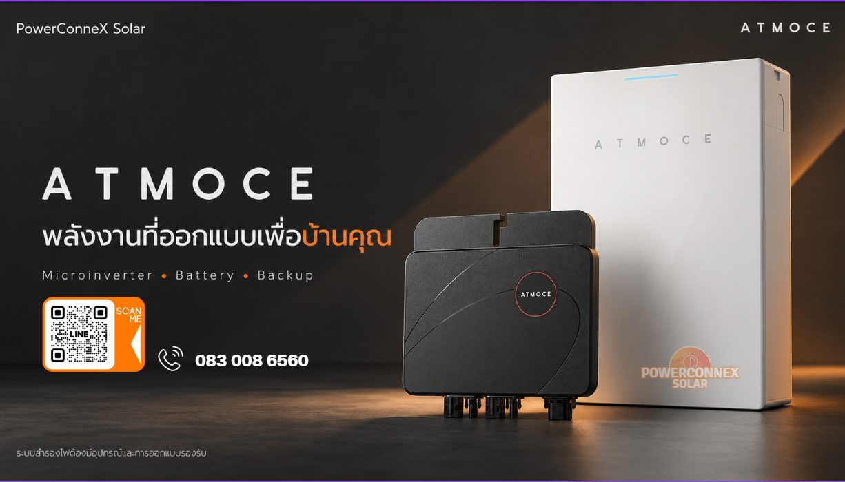 ATMOCE — Microinverter, Battery, Backup